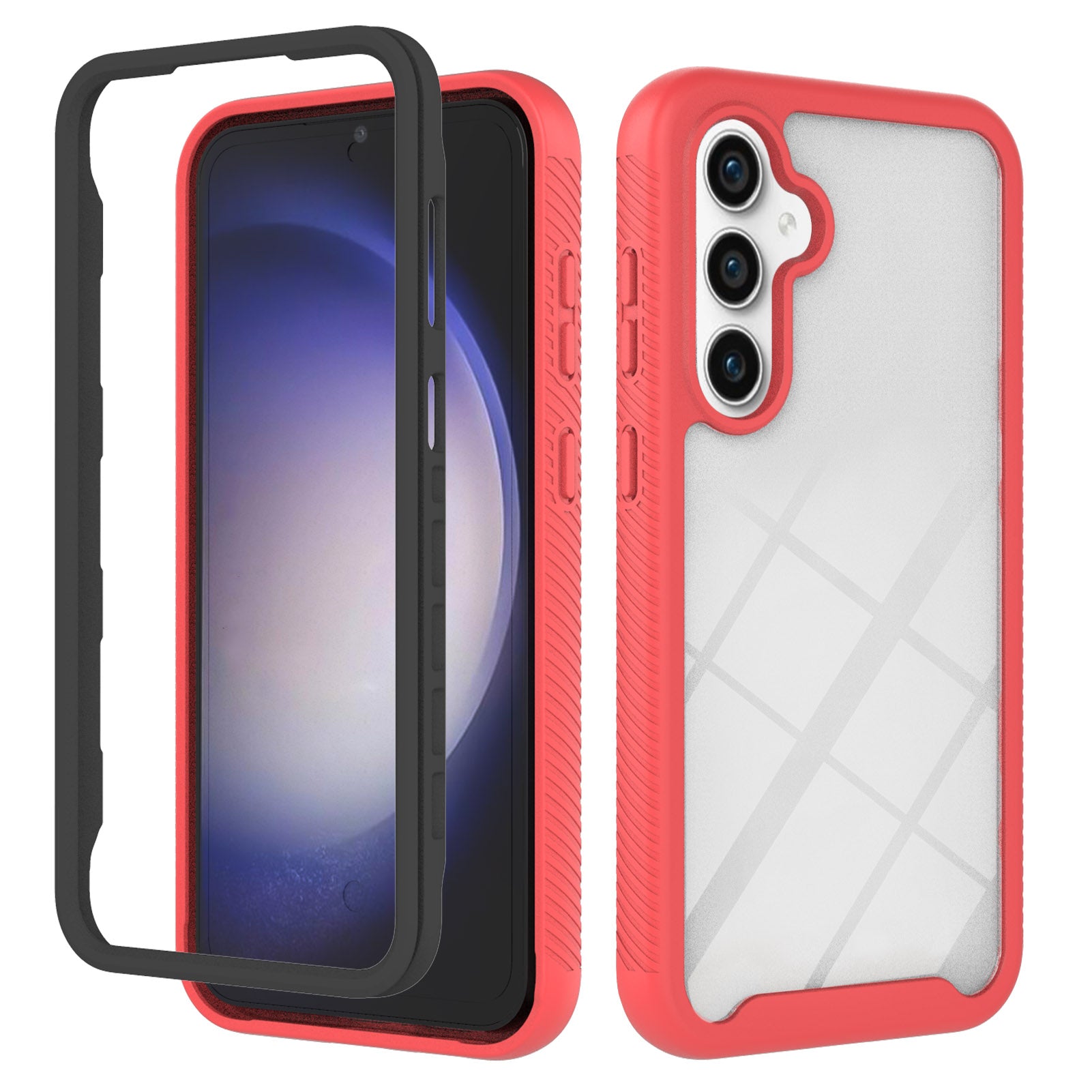 YB PC Series-3 for Samsung Galaxy S23 FE PC TPU Protective Case Transparent Phone Cover YB PC Series-3 for Samsung Galaxy S23 FE PC TPU Protective Case Transparent Phone Cover